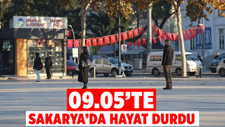  09.05’te Sakarya’da hayat durdu
