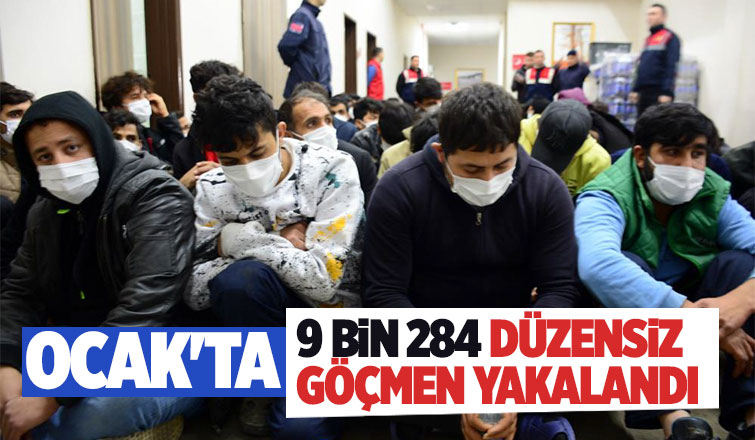 1 ayda 9 bin 284 kaçak yakalandı