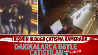 1 kişinin öldüğü çatışma kamerada: Dakikalarca böyle çatıştılar