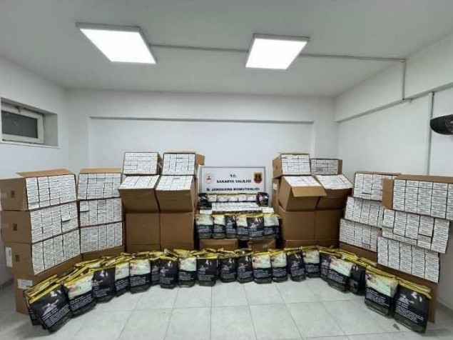 1 milyon liralık kaçak tütün operasyonu