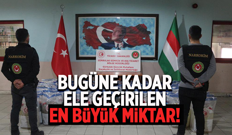 1 ton 18 kilo metamfetamin ele geçirildi