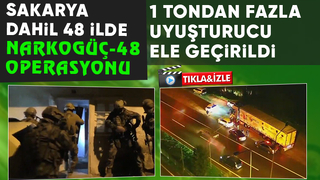 1 ton 39 kilogram uyuşturucu ele geçirildi