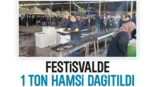 1 ton hamsi kısa sürede tükendi