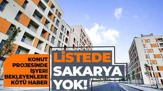 10 bin işyeri yapılacaktı; Sakarya yok