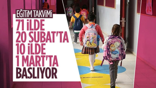 10 ilde 1 Mart'a kadar eğitime ara verildi