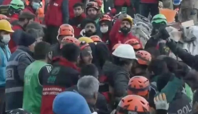 103. saatte 6 kişi enkazdan sağ çıkarıldı