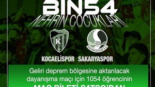 1054 öğrencinin maç bileti SATSO'dan