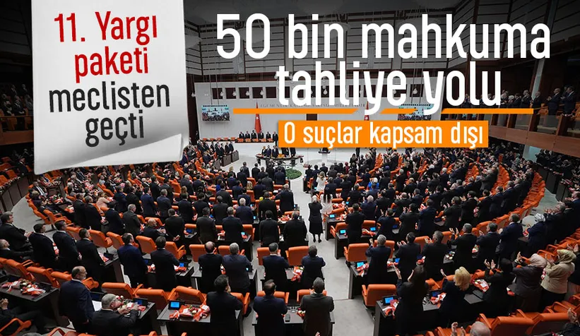 11. Yargı paketi Meclisten geçti; İşte yeni düzenlemeler