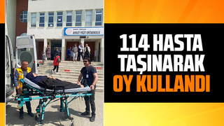 114 hasta sandığa taşındı