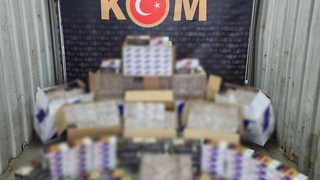 117 bin 740 adet içi dolu makaron ele geçirildi