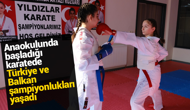 12 yaşındaki milli karateci Ayşen'in hedefi Dünya Şampiyonluğu