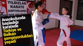 12 yaşındaki milli karateci Ayşen'in hedefi Dünya Şampiyonluğu