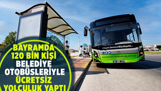 120 bin kişi Büyükşehir sayesinde bayramda ücretsiz yolculuk yaptı