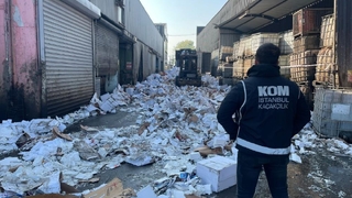 123 ton kaçak tütün ve tütün mamülleri imha edildi