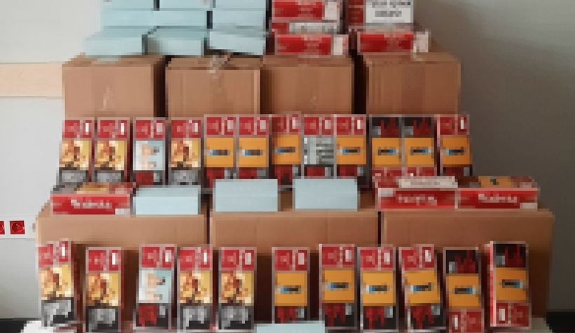 130 bin gümrük kaçağı makaron ele geçirildi