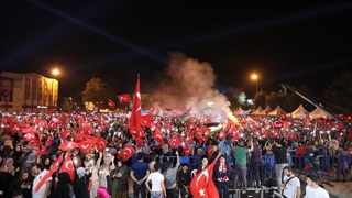 15 Temmuz etkinlikleri Demokrasi Meydanında