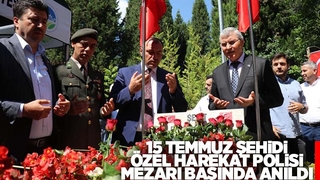 15 Temmuz şehidi Gökbayrak, mezarı başında anıldı