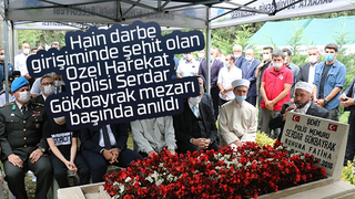 15 Temmuz şehidi mezarı başında anıldı