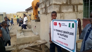 15 TEMMUZ ŞEHİTLERİ ADINA Afrikada Su Kuyusu açılıyor