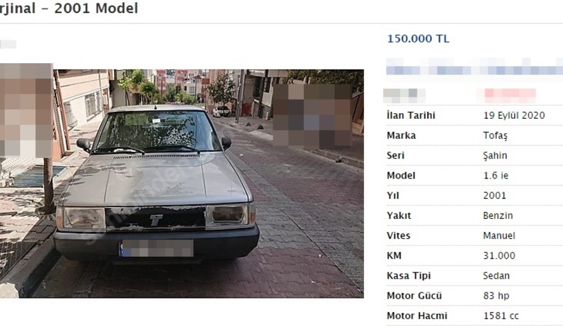 150 bin liralık Şahin