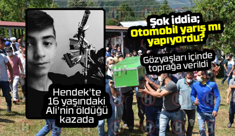 16 yaşındaki Ali gözyaşları içinde toprağa verildi