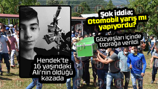 16 yaşındaki Ali gözyaşları içinde toprağa verildi
