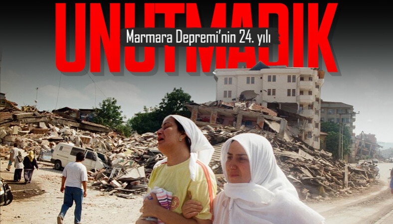 17 Ağustos Marmara Depremi'nin üzerinden 24 yıl geçti