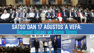 17 Ağustos’un 26. yılında SATSO'da anlamlı anma programı