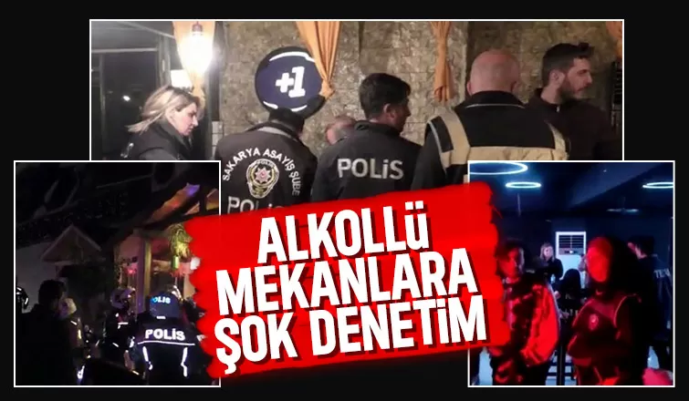 17 alkollü mekana eş zamanlı denetim