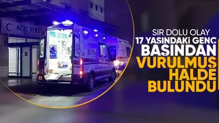 17 yaşındaki genç silahla vuruldu, durumu kritik