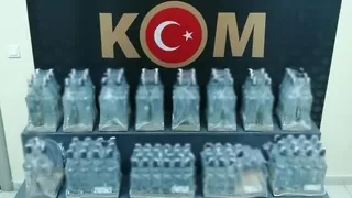 171 şişe sahte alkol ele geçirildi: 3 gözaltı