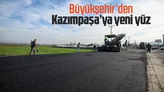 18 Nisan Caddesi’nde asfalt çalışmaları başladı