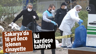 18 yıl önce işlenen cinayette iki kardeşe tahliye