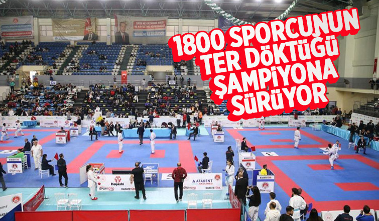 1800 sporcu ter döküyor