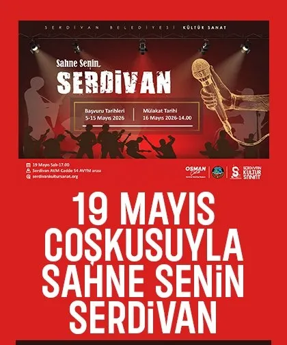 19 Mayıs Coşkusuyla Sahne Senin Serdivan