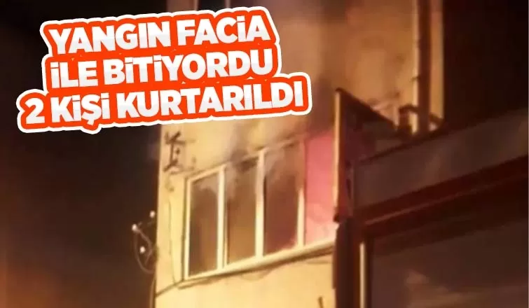 2 kişi dumandan etkilendi