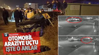 2 kişinin yaralandığı kaza anı kamerada