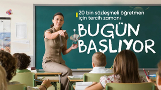 20 bin öğretmen için tercih süreci başlıyor
