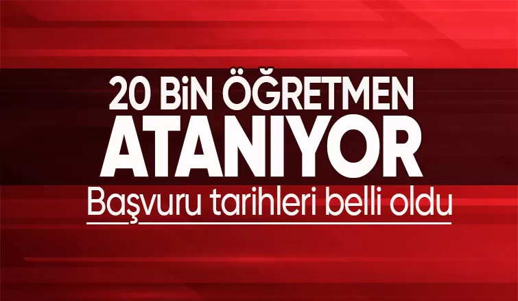 20 bin sözleşmeli öğretmen ataması tarihi açıklandı