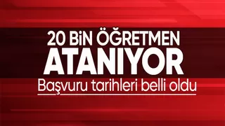 20 bin sözleşmeli öğretmen ataması tarihi açıklandı