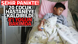 20 çocuk hastaneye kaldırıldı, 8'inin durumu ağır