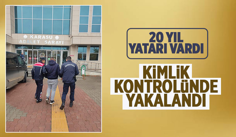 20 yıl hapisle aranan firari yakalandı