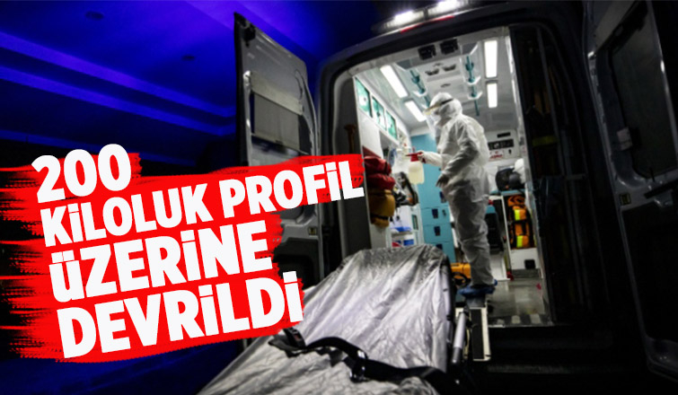 200 kiloluk profil işçinin üzerine devrildi