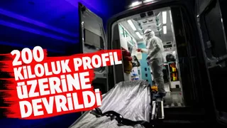 200 kiloluk profil işçinin üzerine devrildi