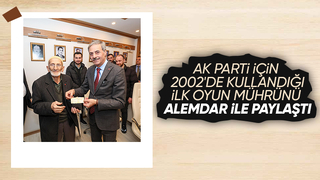 2002'den bu yana sakladığı oy mührünü Yusuf Alemdar ile paylaştı