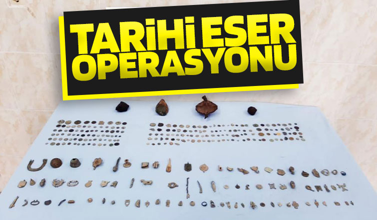 201 adet tarihi sikke ele geçirildi