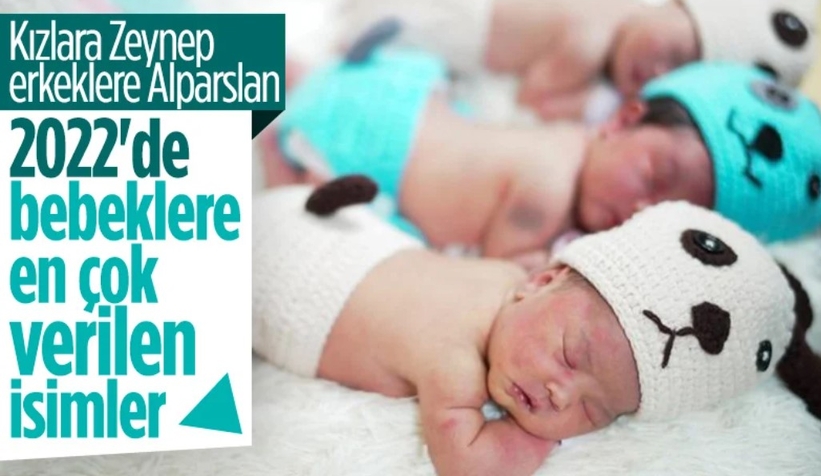 2022'de en çok tercih edilen isimler Alparslan ve Zeynep oldu