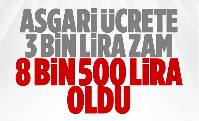 2023 Asgari Ücret rakamı belli oldu