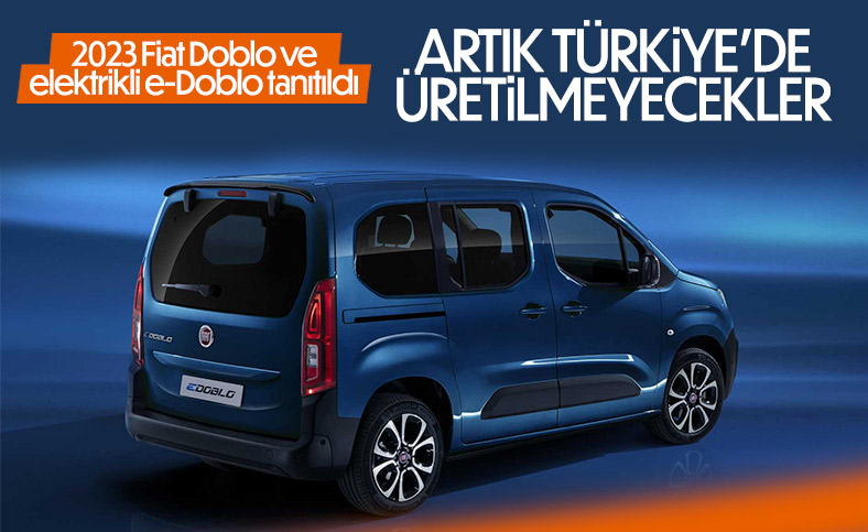 2023 Fiat Doblo ve elektrikli e-Doblo tanıtıldı
