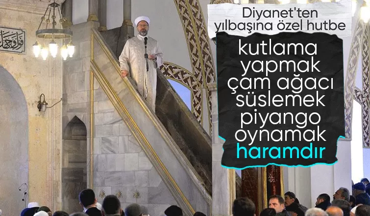 2023'ün son cuma hutbesinde yılbaşı vurgusu: Haramlardan uzak durun
